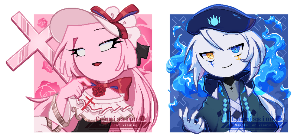 Pixel icon (flat color / cel shading)